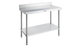 Stainless Steel Work with Up-Stand - 2400 x 700 x 900mm-